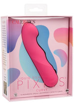 Load image into Gallery viewer, Liquid Silicone Pixies Ripple Rechargeable Vibrator - Pink