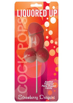 Load image into Gallery viewer, Liquored Up Cock Pops Lollipop Strawberry Daiquiri