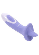 Load image into Gallery viewer, Lix and Kisses Rechargeable Silicone Clitoral Stimulator - Purple
