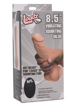 Load image into Gallery viewer, Loadz Vibrating Squirting Dildo with Remote - Vanilla - 8.5in
