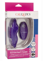 Load image into Gallery viewer, Lock-N-Play Remote Suction Rechargeable Silicone Panty Teaser Panty Vibe - Purple
