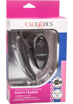 Load image into Gallery viewer, Lock N Play Remote Panty Teaser Rechargeable Silicone Panty Vibe with Remote Control - Black
