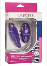 Load image into Gallery viewer, Calexotics Lock-N-Play Silicone Rechargeable Panty Vibe - Purple
