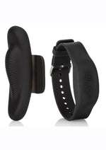 Load image into Gallery viewer, Lock N Play Wristband Remote Panty Vibe Tease Massager Silicone - Black
