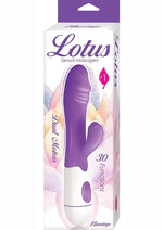 Load image into Gallery viewer, Lotus Sensual Massager #1 Silicone Rabbit Vibrator - Purple/White