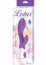 Load image into Gallery viewer, Lotus Sensual Massager #2 Silicone Rabbit Vibrator - Purple/White