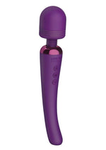 Load image into Gallery viewer, Love Distance Grasp App Controlled Silicone Rechargeable Wand - Purple
