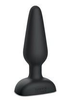 Load image into Gallery viewer, Love Distance Link App Controlled Silicone Rechargeable Anal Plug - Black