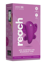 Load image into Gallery viewer, Love Distance Reach App Controlled Rechargeable Silicone Wearable Vibrator - Pink/Rose