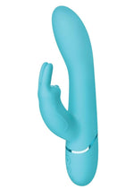 Load image into Gallery viewer, Love Distance Receive App Controlled Silicone Rechargeable Rabbit Vibrator - Teal
