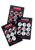 Load image into Gallery viewer, Love Me Lotto Scratch Off Tickets - 12 Per Pack