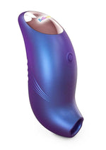 Load image into Gallery viewer, Love to Love Believer Rechargeable Silicone Clitoral Stimulator - Iridescent Night - Blue