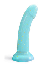Load image into Gallery viewer, Dildolls Nightfall Silicone Dildo - Gold/Teal
