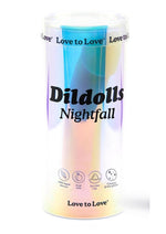 Load image into Gallery viewer, Dildolls Nightfall Silicone Dildo - Gold/Teal
