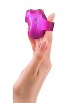 Load image into Gallery viewer, Love to Love Kisscool Rechargeable Silicone Finger Vibrator - Iridescent
