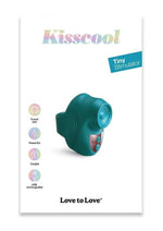 Load image into Gallery viewer, Love to Love Kisscool Rechargeable Silicone Finger Vibrator - Iridescent - Teal
