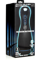 Load image into Gallery viewer, Lovebotz Auto Milker Extreme Rechargeable 16x Sucking Masturbator - Black/Blue
