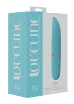 Load image into Gallery viewer, Loveline Beso Silicone Rechargeable 10 Speed Vibrating Mini Lipstick Vibe - Blue