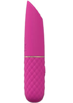 Load image into Gallery viewer, Loveline Beso Silicone Rechargeable 10 Speed Vibrating Mini Lipstick Vibe - Pink
