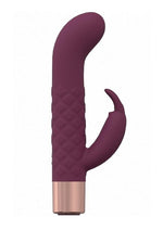 Load image into Gallery viewer, Loveline Devotion Silicone Rechargeable 10 Speed Mini Rabbit - Burgundy/Red
