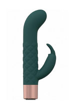 Load image into Gallery viewer, Loveline Devotion Silicone Rechargeable 10 Speed Mini Rabbit - Forest - Green
