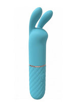 Load image into Gallery viewer, Loveline Dona Mini Rabbit Silicone Rechargeable Vibrator - Blue
