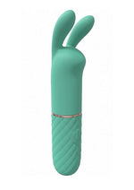 Load image into Gallery viewer, Loveline Dona Mini Rabbit Silicone Rechargeable Vibrator - Green
