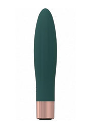 Loveline Fame Silicone Rechargeable 10 Speed Mini Vibrator - Forest - Green