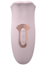 Load image into Gallery viewer, Loveline Kiss 10 Speed Silicone Rechargeable Suction and Vibrating Mouth - Pink