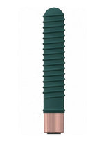 Load image into Gallery viewer, Loveline Poise Silicone Rechargeable 10 Speed Mini Vibrator - Forest - Green
