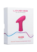 Load image into Gallery viewer, Lovense Ambi Remote Controlled Silicone Bullet Vibrator - Pink
