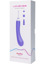 Load image into Gallery viewer, Lovense Hyphy Remote Controlled Silicone Dual End Vibrator - Purple
