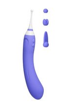 Load image into Gallery viewer, Lovense Hyphy Remote Controlled Silicone Dual End Vibrator - Purple
