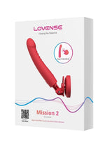 Load image into Gallery viewer, Lovense Mission 2 Silicone Rechargeable Vibrator - Red
