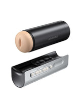 Load image into Gallery viewer, Lovense Solace Pro Rechargeable App Compatible Stroker - Black/Silver
