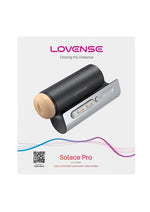 Load image into Gallery viewer, Lovense Solace Pro Rechargeable App Compatible Stroker - Black/Silver
