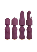 Load image into Gallery viewer, Lovers Kits Temptation Rechargeable Silicone Vibrator - Eggplant/Purple