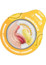Load image into Gallery viewer, Lubricated Flavored Endurance Condoms 3 Per Pack - Banana
