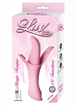 Load image into Gallery viewer, Luv Magic Tongue Silicone Rechargeable Clitoral Stimulator - Pink