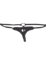 Load image into Gallery viewer, Lux Fetish Velvet Bikini Strap-On Adjustable - Black