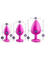 Load image into Gallery viewer, Luxe Bling Plugs Silicone Training Kit with White Gems (3 Size Kit