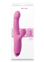 Load image into Gallery viewer, Luxe Nova Rechargeable Silicone Rabbit Vibrator - Pink
