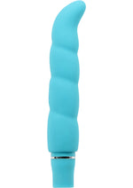 Load image into Gallery viewer, Luxe Purity G Silicone G-Spot Vibrator - Aqua/Blue
