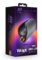 Load image into Gallery viewer, M Elite Platinum Wrapt Rechargeable Silicone Dual End Pussy Masturbator - Black

