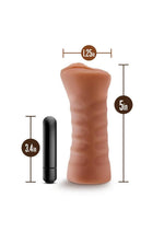 Load image into Gallery viewer, M For Men Julieta Vibrating Masturbator with Bullet - Pussy
