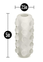 Load image into Gallery viewer, M For Men Soft and Wet Glow In The Dark Reversible Orb Masturbator - Frosted