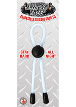 Load image into Gallery viewer, Mack Tuff Adjustable Silicone Cock Tie Cock Ring - Clear
