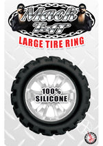 Load image into Gallery viewer, Mack Tuff Large Tire Silicone Cock Ring - Black - Large