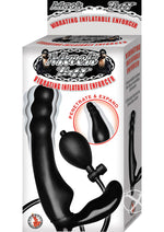 Load image into Gallery viewer, Mack Tuff Latex Vibrating Inflatable Enforcer Anal Probe - Black
