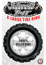 Load image into Gallery viewer, Mack Tuff X Large Tire Silicone Cock Ring - Black - XLarge
